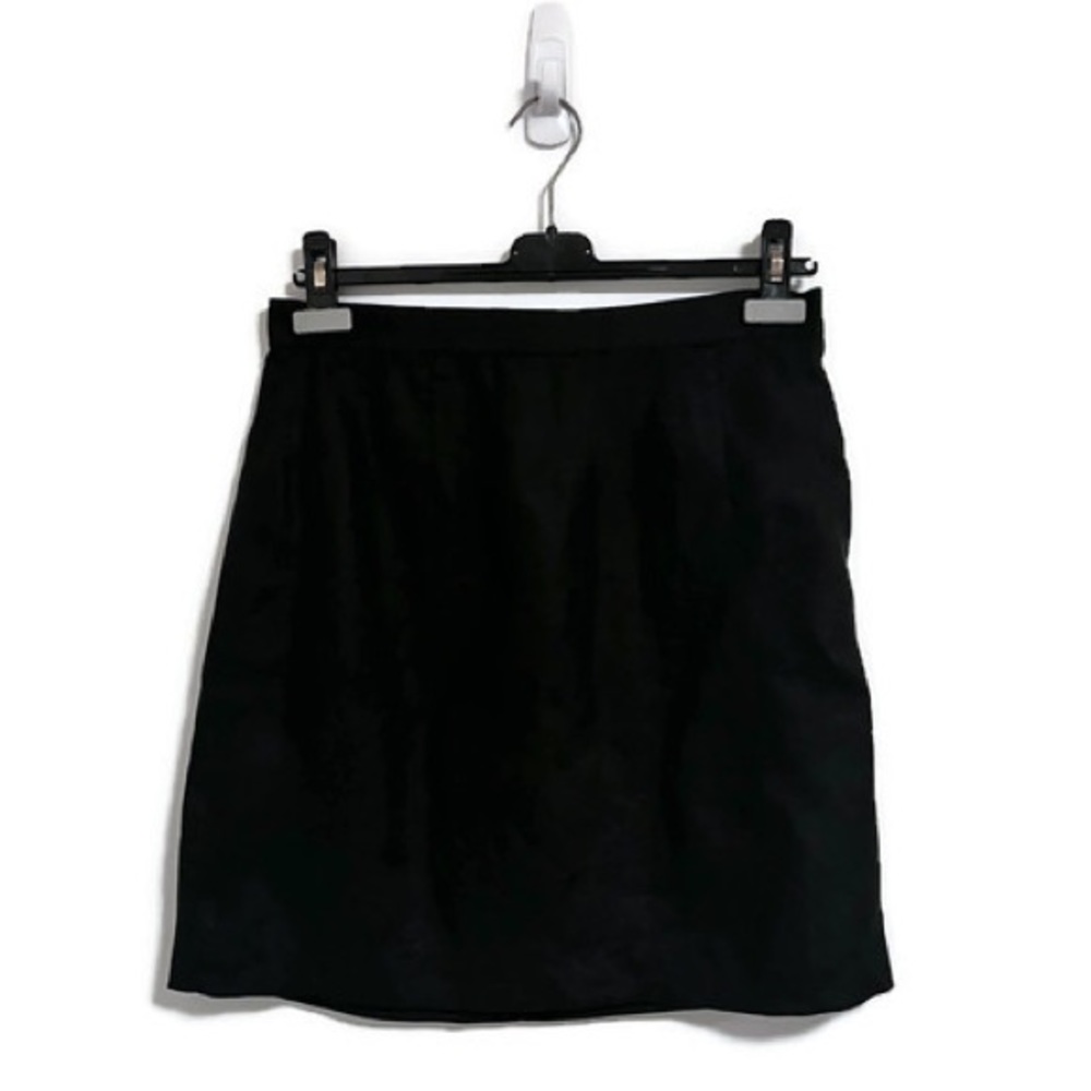 NWT Gap Linen Skirt, size 10, black, fully lined